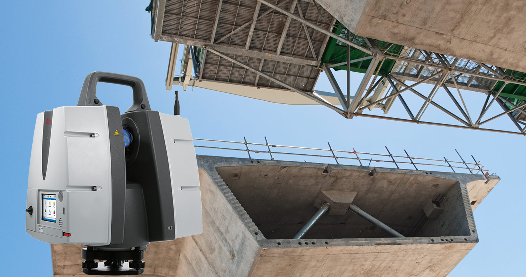 Leica Geosystems - Oplossingen voor grond-, weg- en waterbouw - Bruggen - Meten - As-built meting